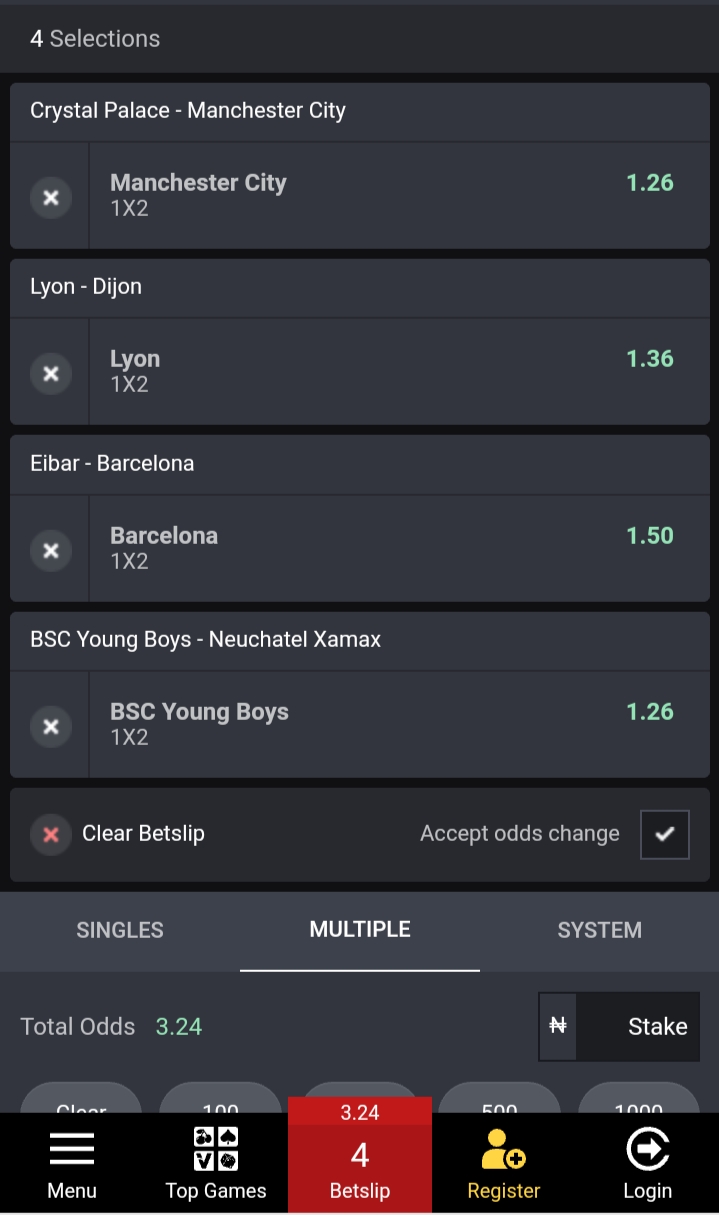 Weekend Sure 3+ Odds Banker(Saturday)